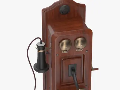  Vintage Wall Phone 