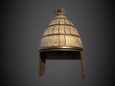 Knossos Helmet Low-poly 3D model