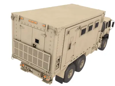M1087 Expansible Van Truck 3D model