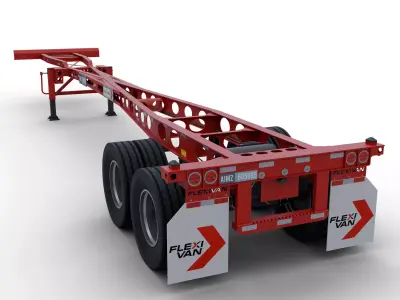 Flexi Van X Lightweight Chassis Low-poly 3D model