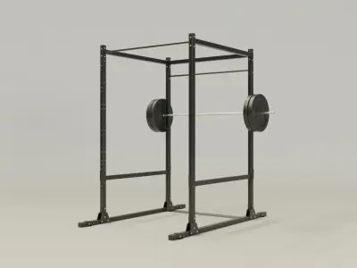 Gym Equipment 3D model 2