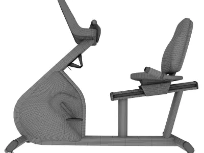 Exercise Cardio Horizontal Bike 3D model