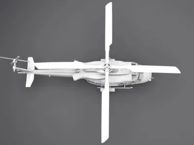 Uh1Y Venom Scale model  3D print model