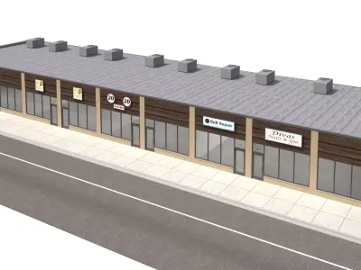 Retail-073 Retail Store 3D model