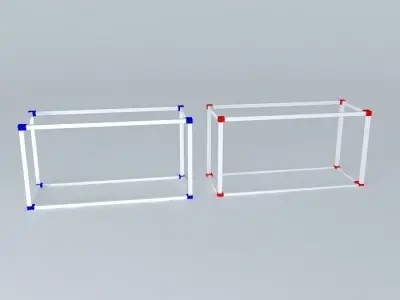 Chassis two boxes Free 3D model