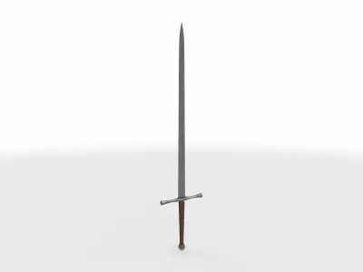 sword longsword 02  3D model