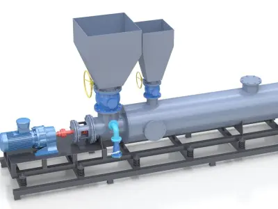Spiral Feeding Machine 3D model