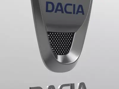 dacia logo 3D model
