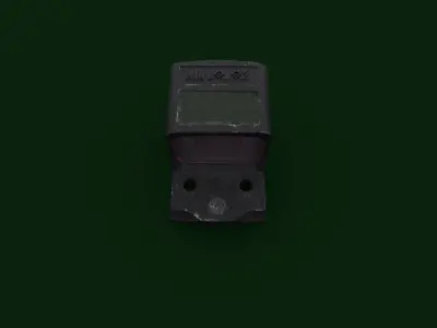 Holo sight pistol type Low-poly 3D model