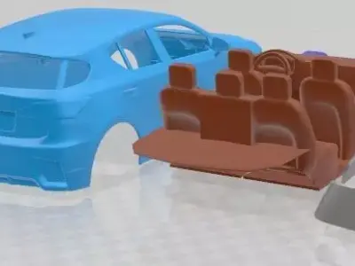Lexus CT 200h 2014 Printable Car  3D print model