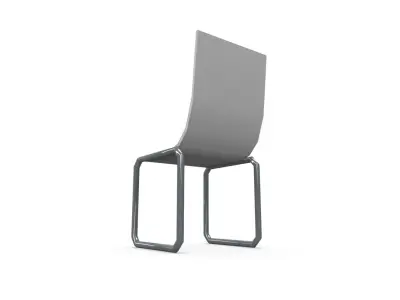 Dining Chair SHC Quick Office LM Low-poly 3D model