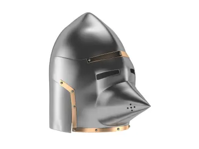 Medieval Helmet 02 3D model