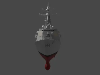 uss-arleigh burke Flight IIA 3D model