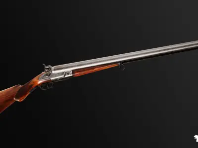 FPS Western Guns Vol 2 Low-poly 3D model
