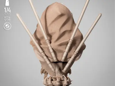 STAR WARS Darth Traya Portrait Bust 3D print model