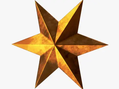 goold star 3D model