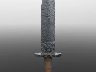Modular Melee - Knife Pack Low-poly 3D model
