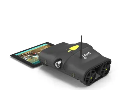 Wifi Controlled Video Tank 3D model