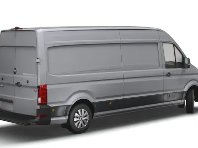Volkswagen Crafter LWB Trendline UK-spec 2020 3D model