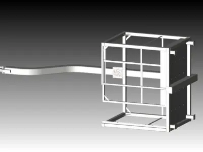  Basket of transport Free 3D model