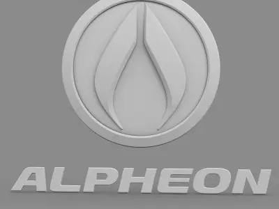 alpheon logo 3D model