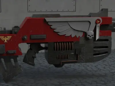 Bolt Gun 3D model purchase
