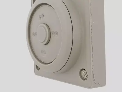 Industrial Machine Emergency Stop Button Housing for 3D print 3D model