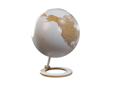 Bamboo Globe 3D model