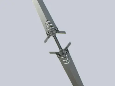 Twinblade Low-poly 3D model order