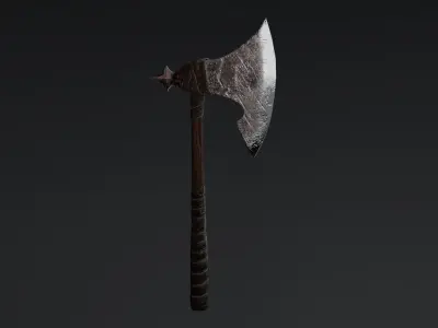Viking Weapon For Game - AR -VR- VFX Low-poly 3D model