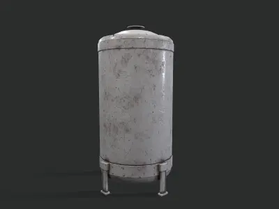 Air Tank PBR Low-poly 3D model