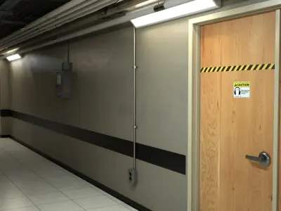 Industrial Hallway 3D model purchase