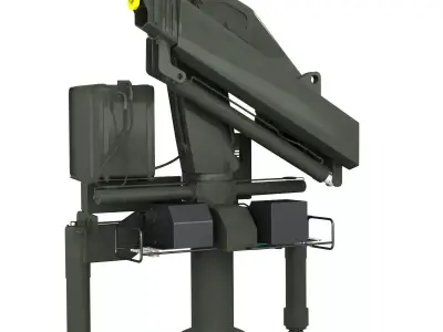 Crane 3D model 9