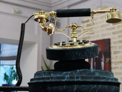 Antique phone 3D model purchase