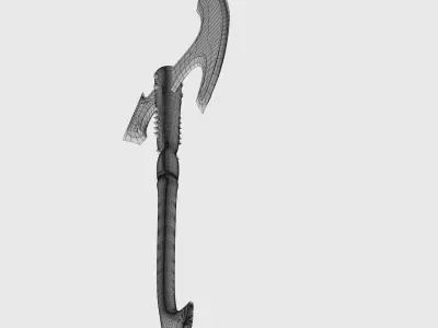 Vikings Axe Low-poly 3D model purchase