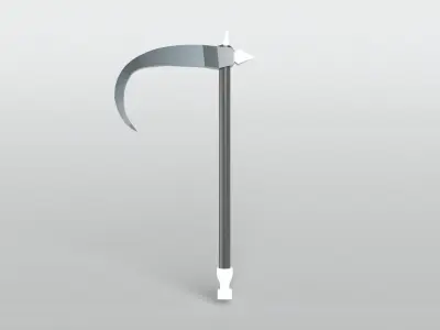 Lowpoly Sickle 003 Free low-poly 3D model
