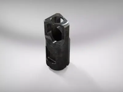 muzzle brake vol16 3D model