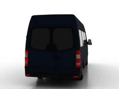 Mercedes Benz Sprinter L3H2 2009 Passenger UK 3D model