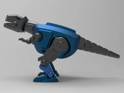 Robot dinosaur model 3D print model