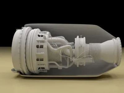 Plane Engine 3D model