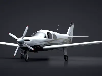 Ruschmeyer R90 230RG Rigged C4D Low-poly 3D model