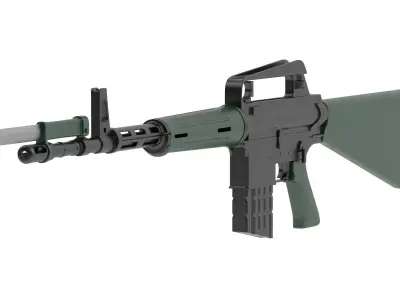 ArmaLite AR-10 3D model purchase