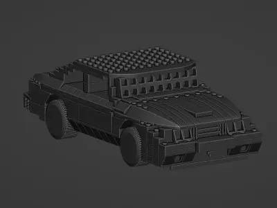 SAAB 900 Turbo 16S Aero LEGO CAR 3D MODEL 3D print model