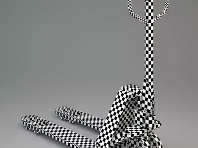 Pallet truck manual 4 3D model