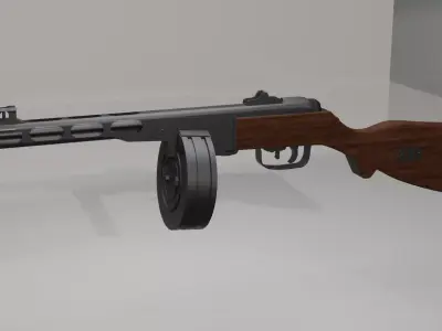 PPSH 41 3D model 3D model