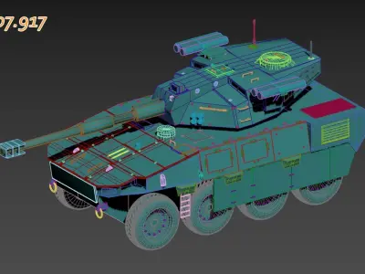 T-Rex Hi-poly 3D model