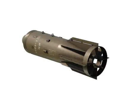 PLAN China air force type 3000-2 3000kg class bomb FAB-3000 3D model