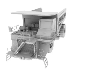 mining truck 3D model purchase