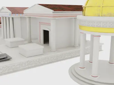 Roman buildings  3D model
