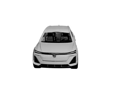 Generic Modern SUV Contemporary Utility Vehicle Design 01 3D model